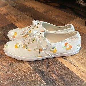 Kate Spade Keds w/ Orange Blossoms Print